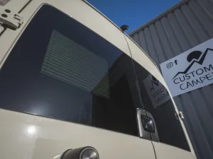 Peugeot Boxer motorhome conversion by Custom Built Campervans Sheffield - professional van conversion showing interior and exterior craftsmanship