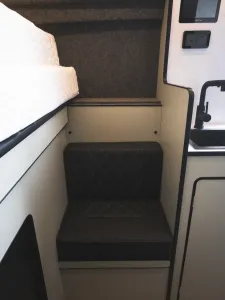 Peugeot Boxer motorhome conversion by Custom Built Campervans Sheffield - professional van conversion showing interior and exterior craftsmanship