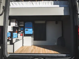 Peugeot Boxer motorhome conversion by Custom Built Campervans Sheffield - professional van conversion showing interior and exterior craftsmanship