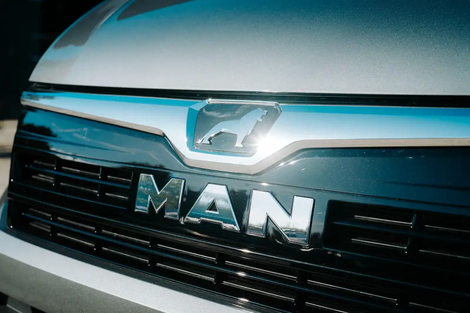 MAN grille and badge on a Ventus Pop-top campervan